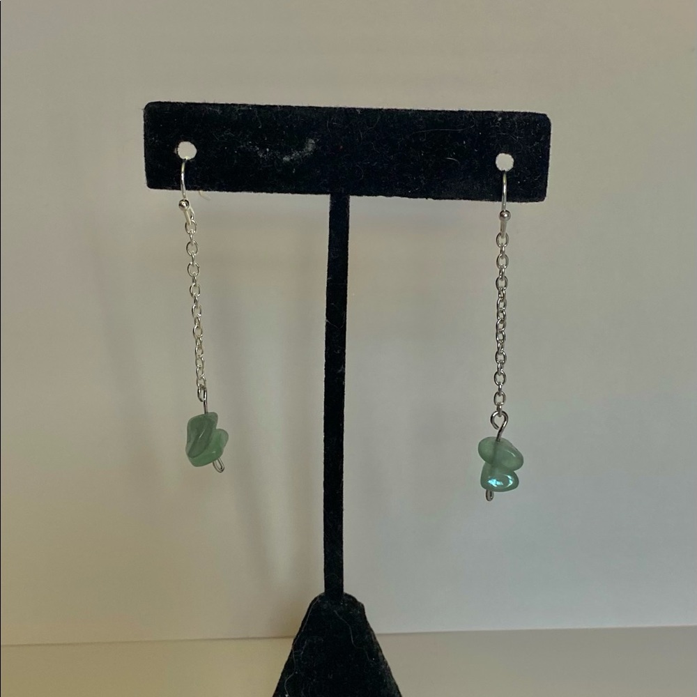 dangly crystal earrings